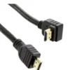 TECNO CAVO HDMI 3 METRI TERMINALI ORO CON UNO CURVO SUPPORTA 4K