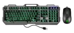 TECNO KIT TASTIERA+MOUSE GAMINGCON FILO LED RGB USB TC-BG2006