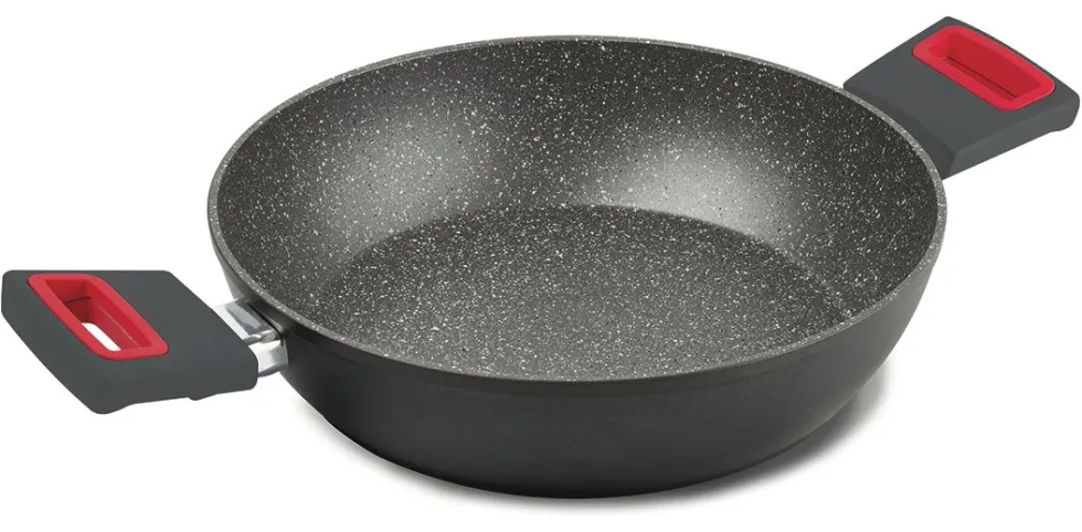 Tegame Ghidini Cipriano 2256 VIVÀ Grigio e Rosso