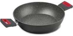 Tegame Ghidini Cipriano 2257 VIVÀ Grigio e Rosso