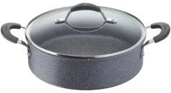 Tegame Lagostina 012163031826 TEMPRA MINERAL con coperchio Grigio