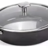 Tegame Moneta 0015396106 ARMONIA FINEGRES con coperchio Nero