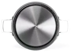Tegame Moneta 0015396106 ARMONIA FINEGRES con coperchio Nero