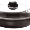 Tegame Risoli 099IN 28TP INDUCTION con coperchio Nero
