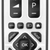 Telecomando tv Meliconi 806170 GUMBODY Pratico 2+ Silver e Black