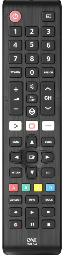 Telecomando tv Oneforall URC 4910 Black