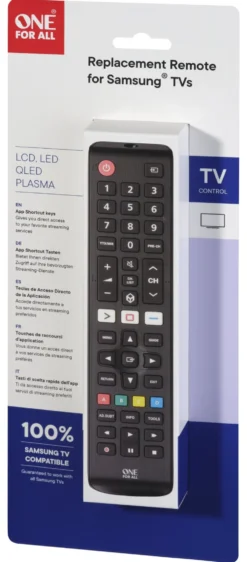 Telecomando tv Oneforall URC 4910 Black