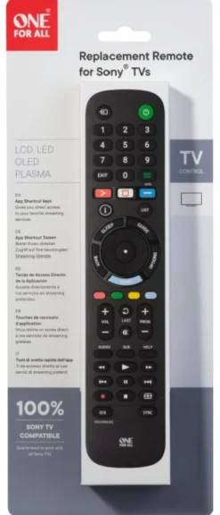Telecomando tv Oneforall URC 4912 Black