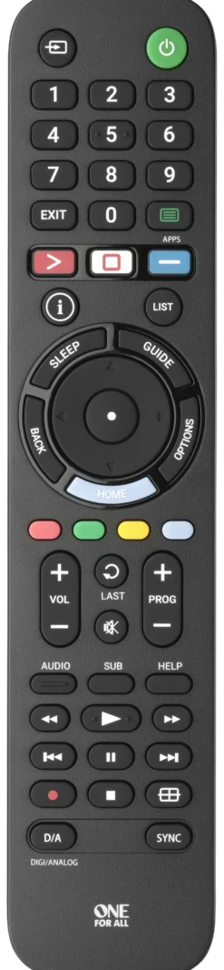 Telecomando tv Oneforall URC 4912 Black