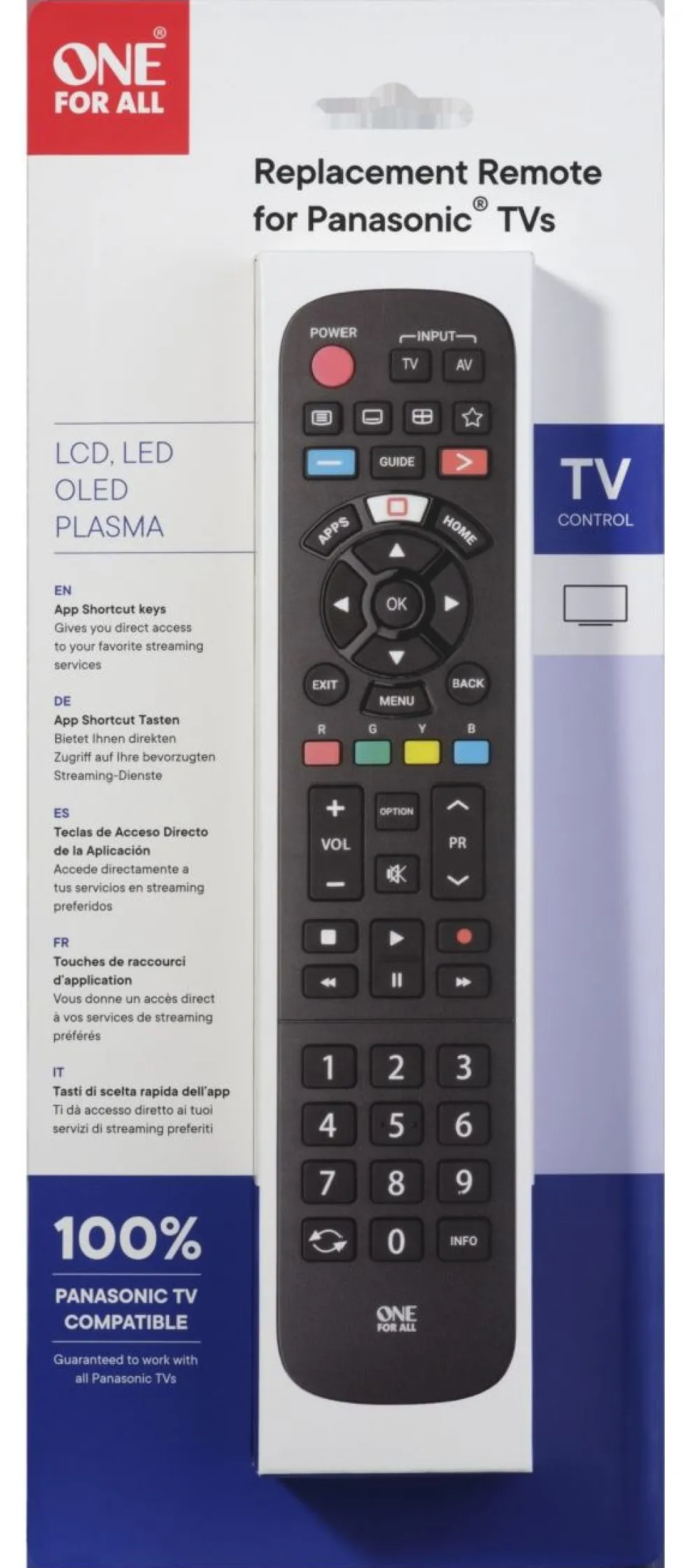 Telecomando tv Oneforall URC 4914 Black