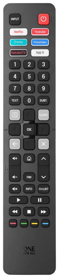Telecomando tv Oneforall URC4916 Black