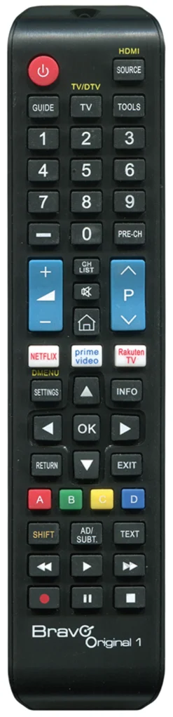 Telecomando universale Bravo Original1 per TV Samsung con illuminazione