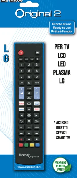 Telecomando universale Bravo Original2 per TV LG