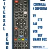 Telecomando universale Bravo 4IN1 per 4 apparecchi e Smart TV