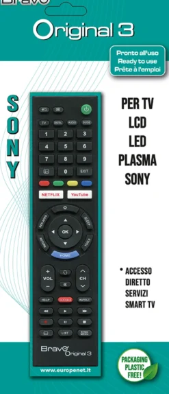 Telecomando universale Bravo Original3 per TV Sony