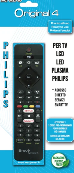Telecomando universale Bravo Original4 per TV PHILIPS