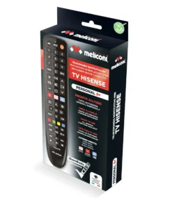 Telecomando universale Meliconi Gumbody Personal 9+ per TV Hisense antiurto