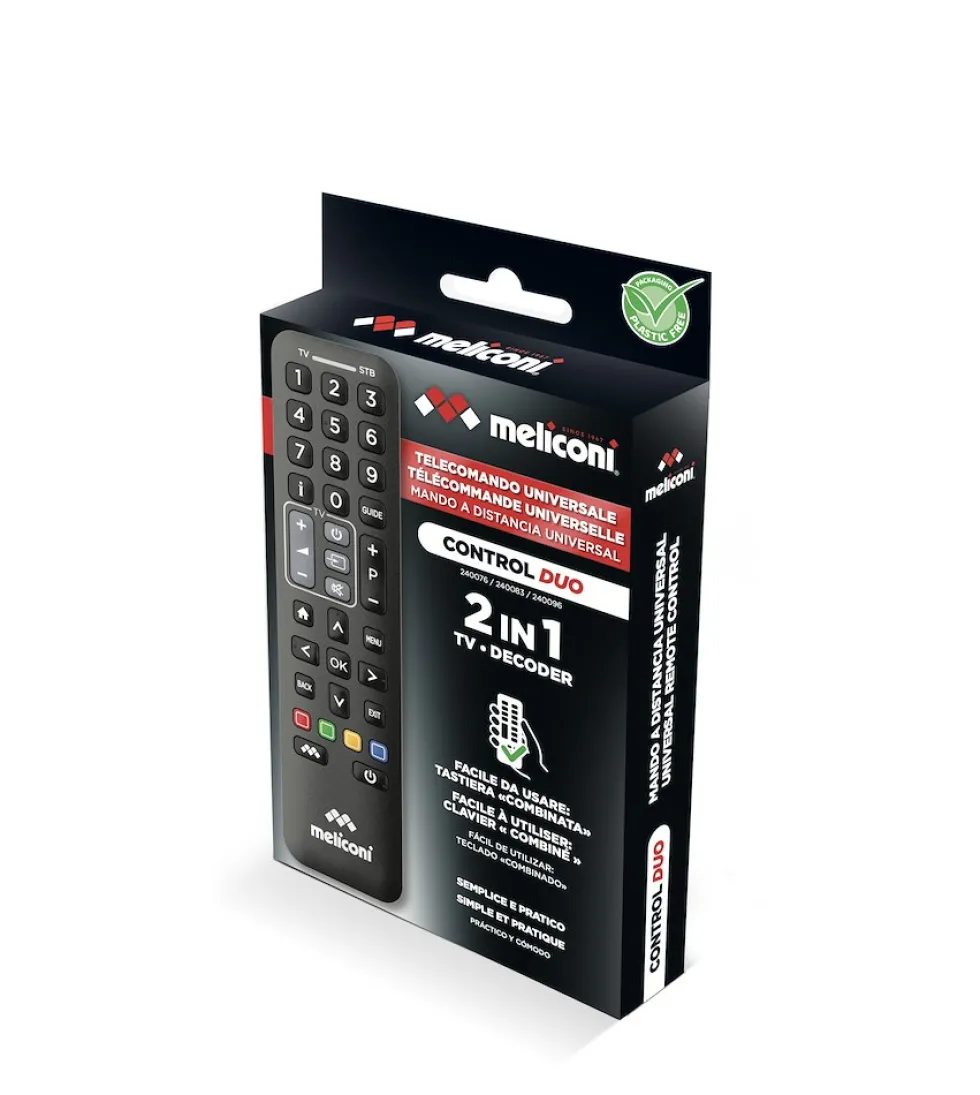 Telecomando universale Meliconi Control2+ per 2 dispositivi