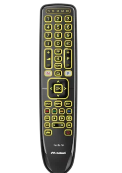 Telecomando universale Meliconi Gumbody Facile 5+ retroilluminato