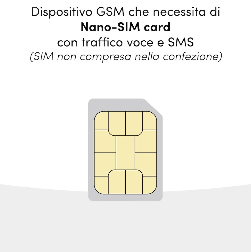 Telefoni cellulare Beghelli SLV30N-GPS Plus ECODESIGN con GPS e tasto Salvalavita