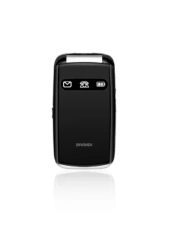 Telefono Brondi Amico Favoloso Nero a conchiglia Dual SIM