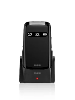 Telefono Brondi Amico Favoloso Nero a conchiglia Dual SIM