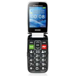 Telefono Brondi Amico Favoloso Nero a conchiglia Dual SIM