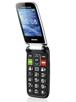 Telefono Brondi Amico Favoloso Nero a conchiglia Dual SIM