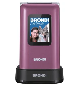 Telefono Brondi Amico Prezioso a conchiglia con tasto SOS