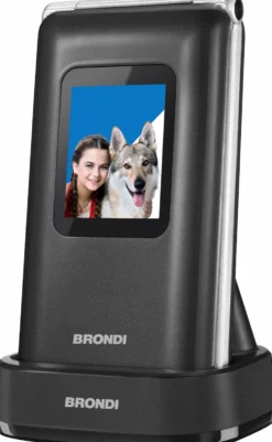 Telefono Brondi Amico Prezioso con grandi tasti e doppio display