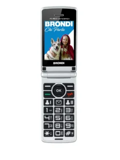 Telefono Brondi Amico Sincero+ Grigio con tasti retroilluminati