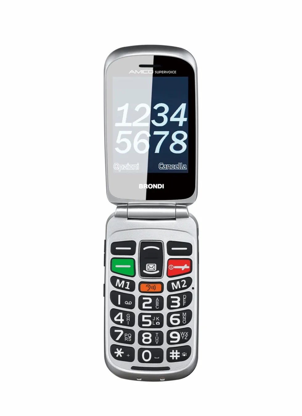 Telefono Brondi Amico Supervoice 2.8 dual SIM nero