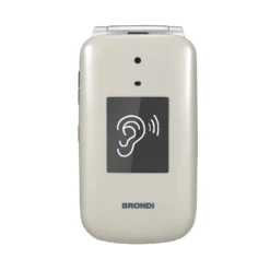 Telefono Brondi Amico Supervoice 2.8 Tortora con tasto SOS