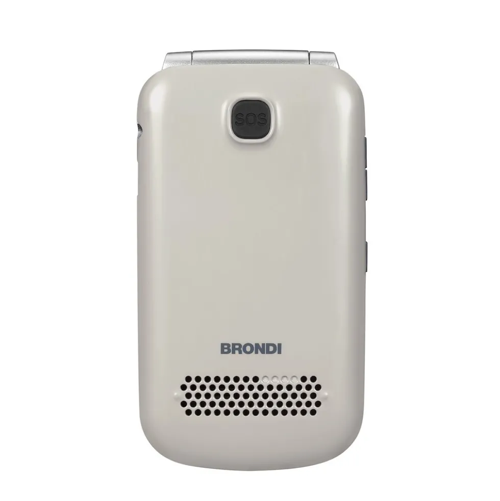Telefono Brondi Amico Supervoice 2.8 Tortora con tasto SOS
