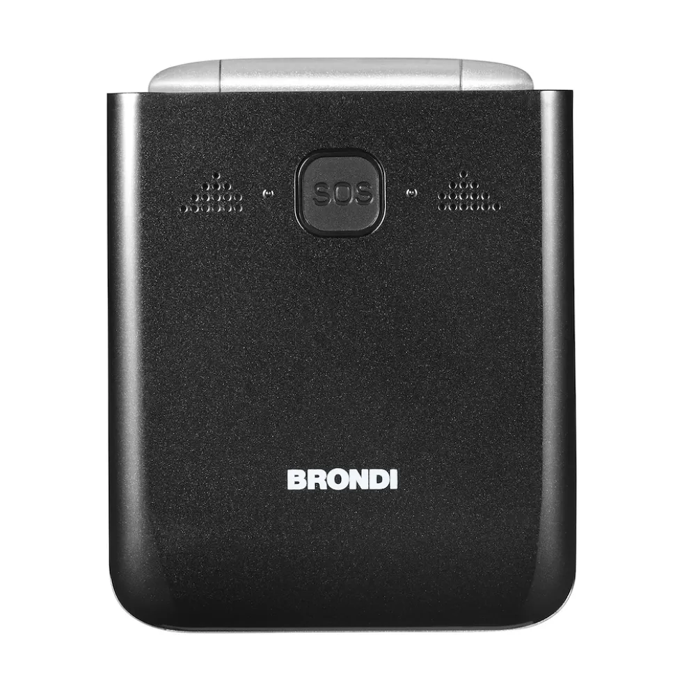 Telefono Brondi Amico Tuo 4G nero flip dual sim