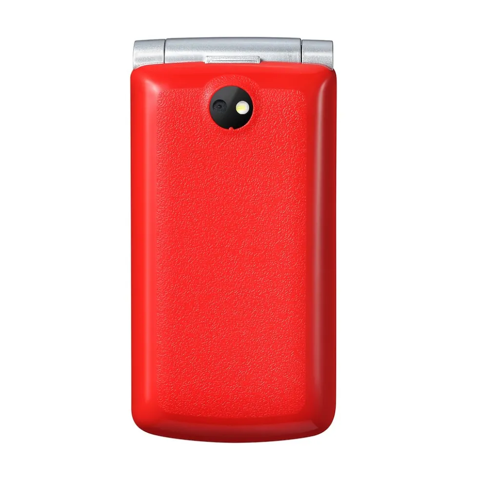 Telefono Brondi Fox S rosso con flip e tasti retroilluminati
