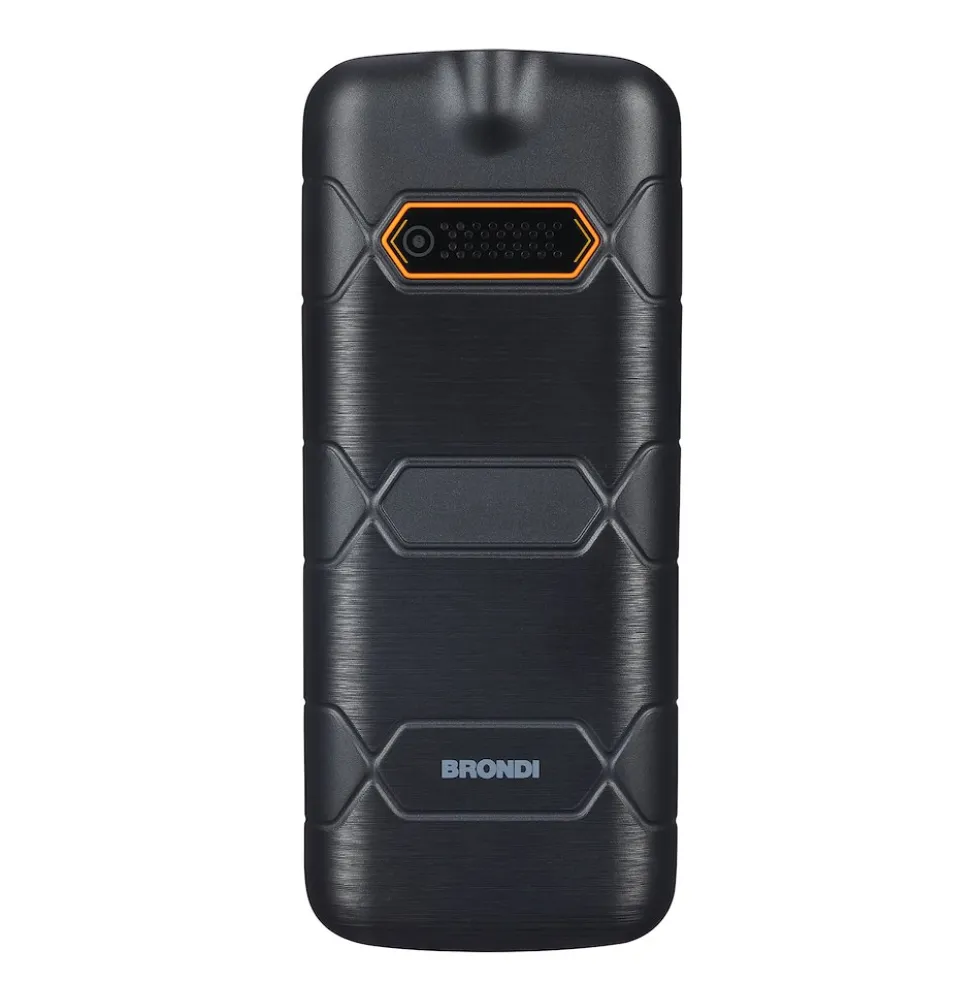 Telefono Brondi Iron X Black resistente urti e acqua IP69K