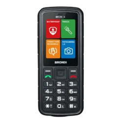 Telefono Brondi Iron X Black resistente urti e acqua IP69K