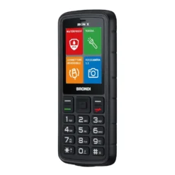 Telefono Brondi Iron X Black resistente urti e acqua IP69K