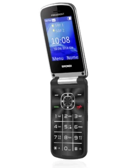 Telefono Brondi Presidentnero clamshell dual sim