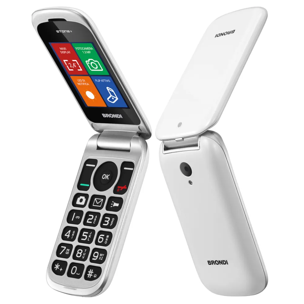 Telefono Brondi Stone+ bianco, Dual SIM
