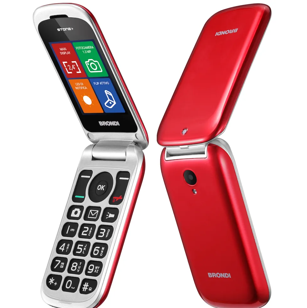 Telefono Brondi Stone+ rosso