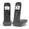 Telefono cordless Gigaset AS490 Duo con segreteria e 2 cornette