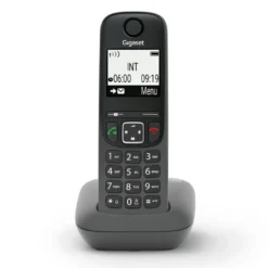 Telefono cordless Gigaset AS490 grey black con vivavoce