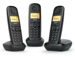 Telefono cordless Gigaset A170 Trio con 3 portatili e display retroilluminato