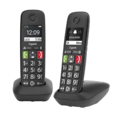 Telefono cordless Gigaset E290 Duo con 2 portatili e tastiera retroilluminata