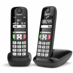 Telefono cordless Gigaset E270 Duo Black con vivavoce