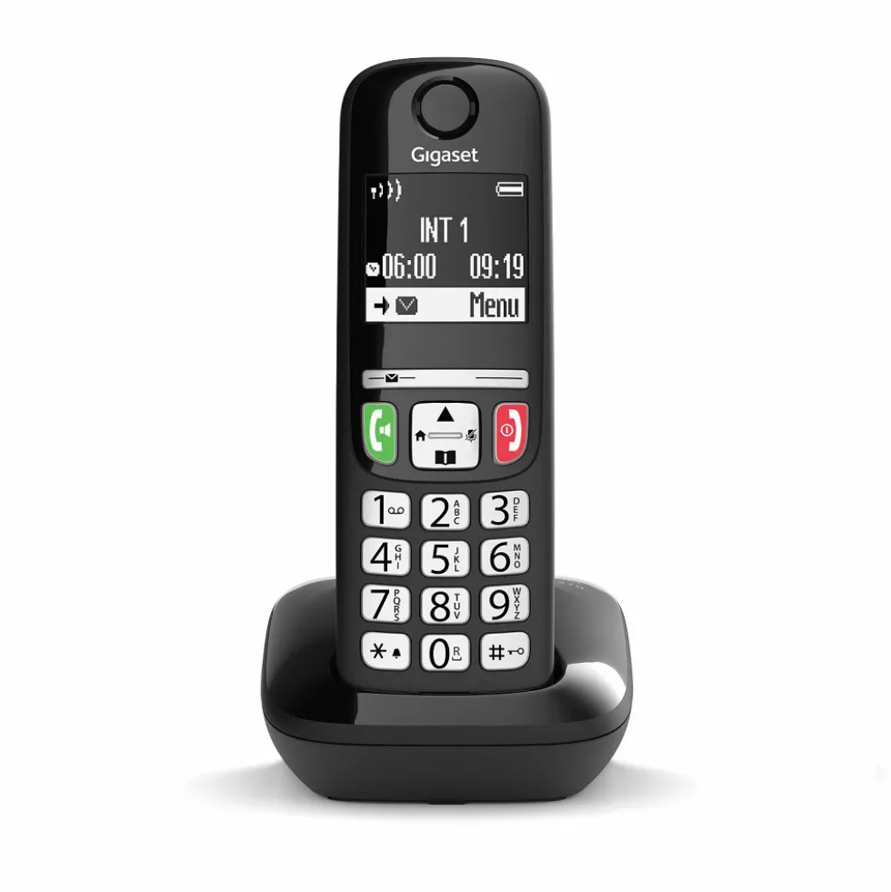 Telefono cordless Gigaset E270 nero con vivavoce