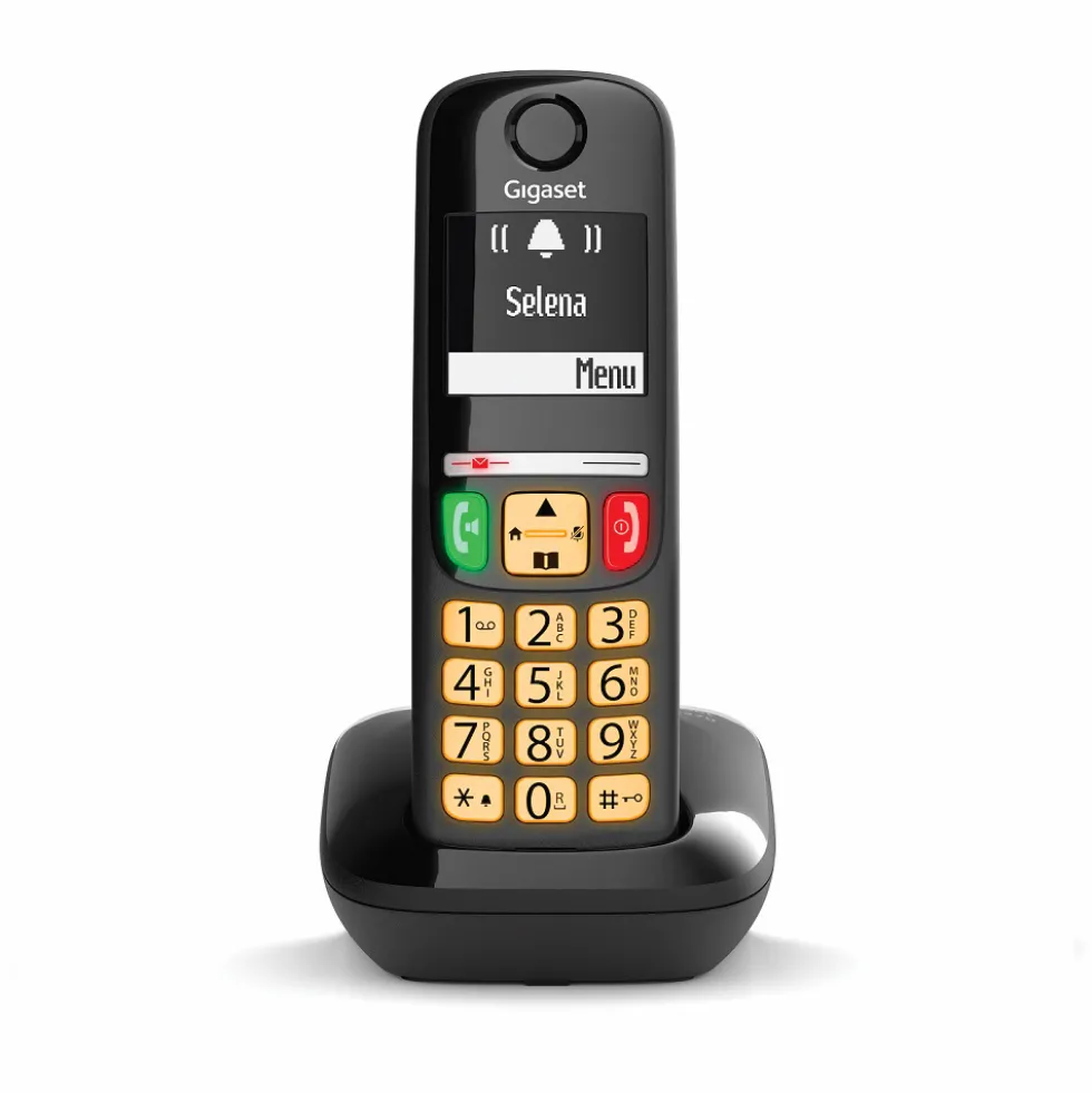 Telefono cordless Gigaset E270 nero con vivavoce
