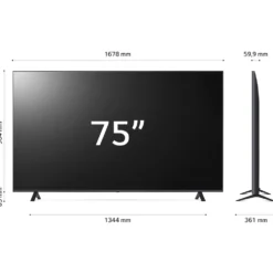 Televisore LED LG ELECTRONICS 75UR78006LK 75 pollici 4K Smart TV